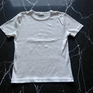 Zara White Short Sleeve Tee